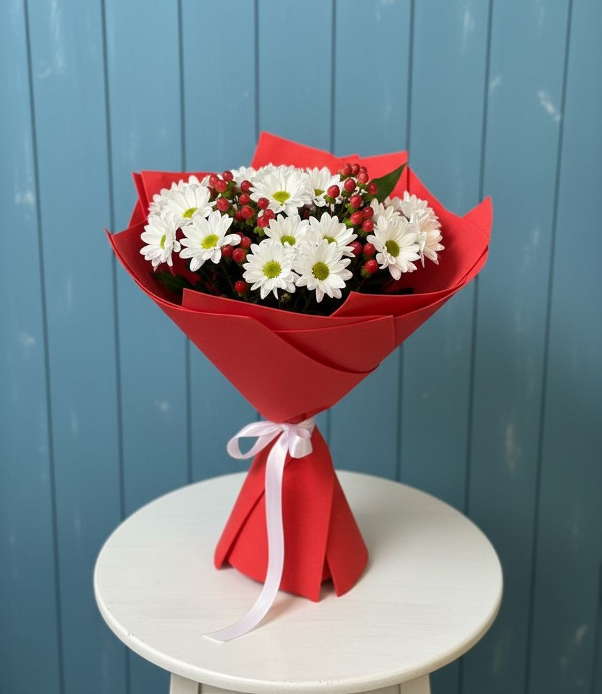 Букет цветов из: Хризантемы в Сонково