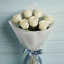 Букет 7 Белых роз Эдлесс Лав #REPLACE_PRED# Сонково