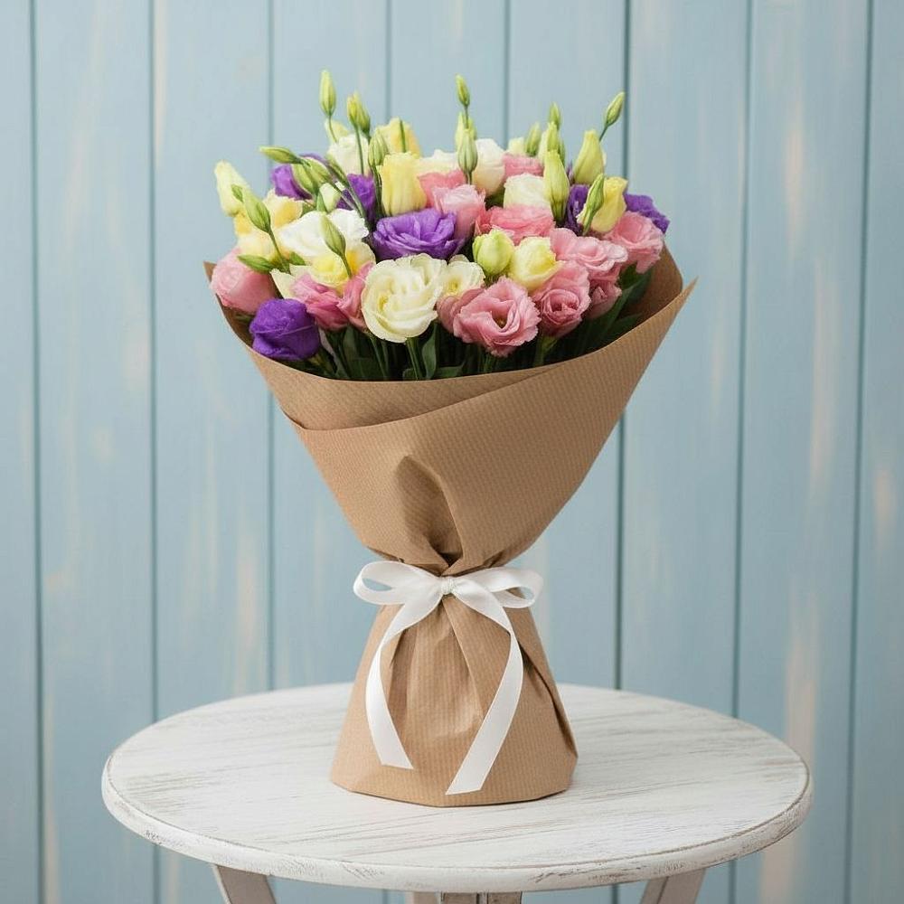 Букет цветов из: Лизиантусы в Сонково